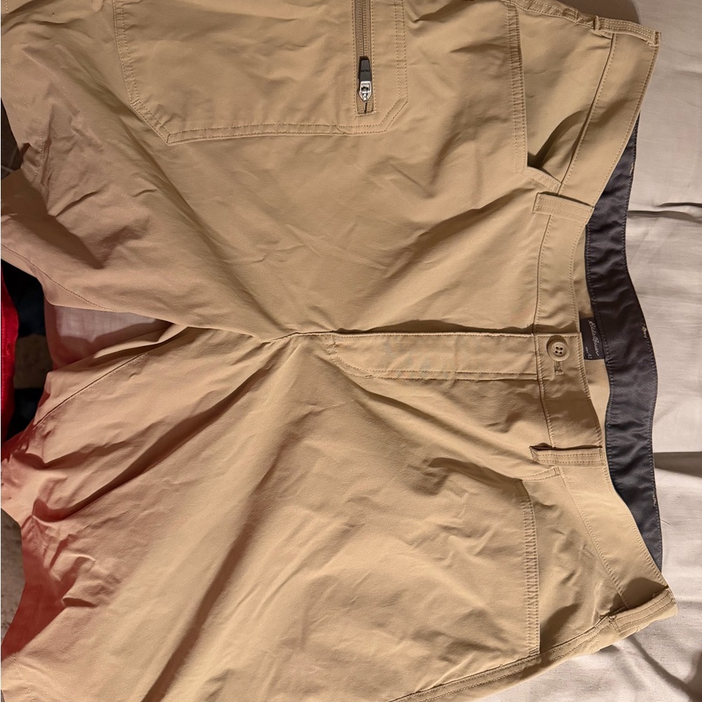 Eddie Bauer Men's Cargo Shorts - Tan